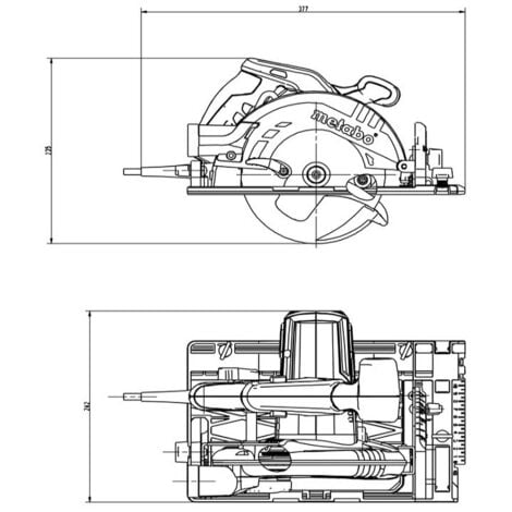 Sega circolare KS 55 FS METABO - 600955000