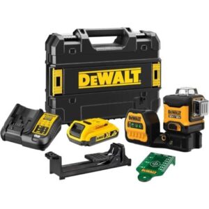 Laser 3 linee 360° DEWALT XR Litio 10.8V 2.0Ah raggio verde – DCE089D1G