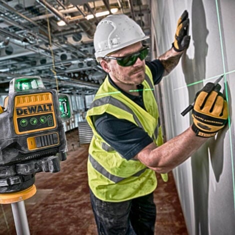 Laser 3 linee 360° DEWALT XR Litio 10.8V 2.0Ah raggio verde - DCE089D1G