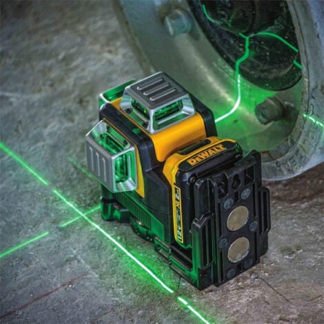 Laser 3 linee 360° DEWALT XR Litio 10.8V 2.0Ah raggio verde - DCE089D1G