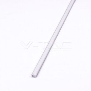 V-tac profilo in alluminio 2mt per strisce a led argento vt-8113 3355