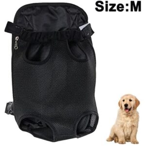 Zaino per animali domestici, Borsa da trasporto per cani, Gambe regolabili, Borsa da viaggio portatile per animali domestici, Traspirante e confortevole, Soprattutto per cani di piccola e media taglia
