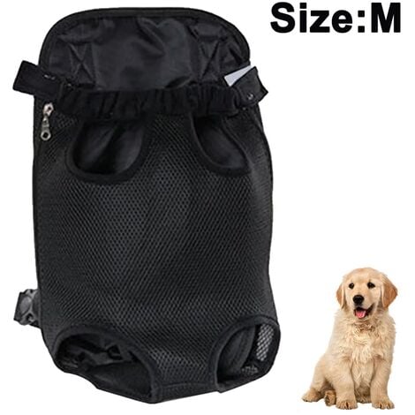 Zaino per animali domestici, Borsa da trasporto per cani, Gambe regolabili, Borsa da viaggio portatile per animali domestici, Traspirante e confortevole, Soprattutto per cani di piccola e media taglia