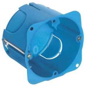 Vimar scatola da incasso rotonda per pareti leggere colore azzurro v71701