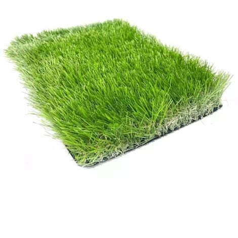 prato sintetico verde economico 1x10 mt h50 mm per giardino "wimbledon"