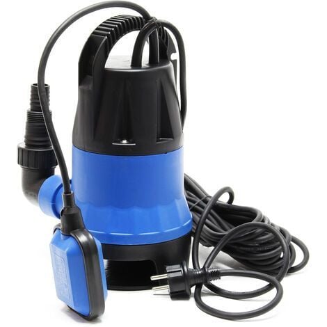 Wiltec Pompa sommersa acque nere 1100 w 15000 l/h Elettropompa a immersione per pozzo giardino