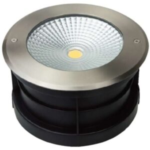 Faretto da incasso per esterno LED 220V 25W (illuminazione 200W) waterproof IP67 diametro 195mm Day White 6000K 2100lm