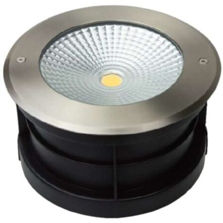 Faretto da incasso per esterno LED 220V 25W (illuminazione 200W) waterproof IP67 diametro 195mm Day White 6000K 2100lm