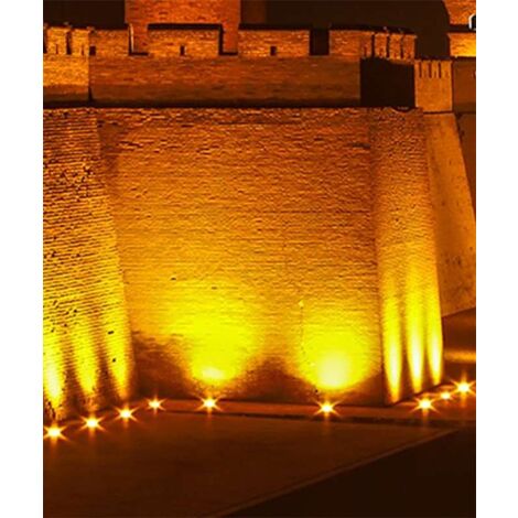 Faretto da incasso per esterno LED 220V 25W (illuminazione 200W) waterproof IP67 diametro 195mm Day White 6000K 2100lm