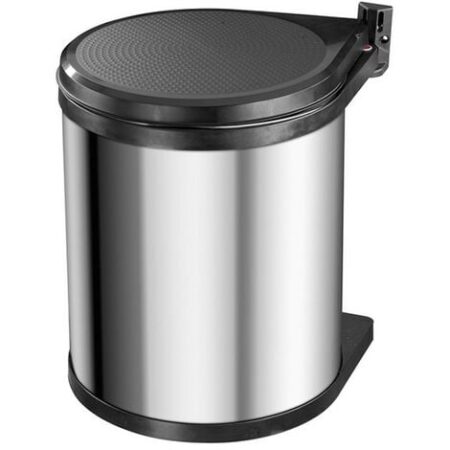 Hailo - Pattumiera da incasso in acciaio inox da 15 litri - Compact-Box M
