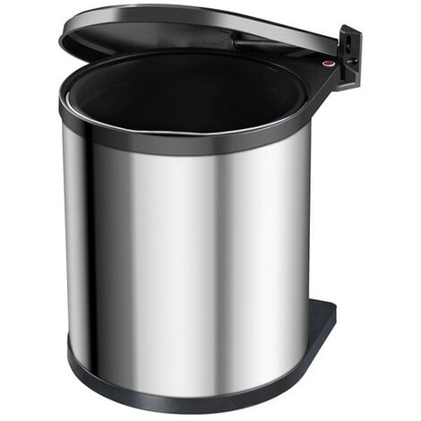 Hailo - Pattumiera da incasso in acciaio inox da 15 litri - Compact-Box M