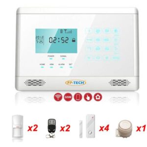 ANTIFURTO ALLARME CASA KIT COMBINATORE GSM WIRELESS SENZA FILI DA CELLULARE APP – M