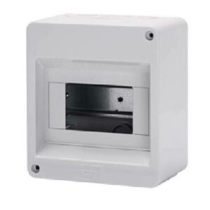 Gewiss centralino 6 m ip40 senza porta con centrini foratura gw40024