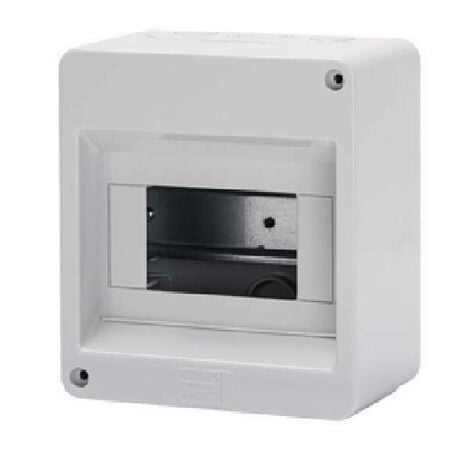 Gewiss centralino 6 m ip40 senza porta con centrini foratura gw40024