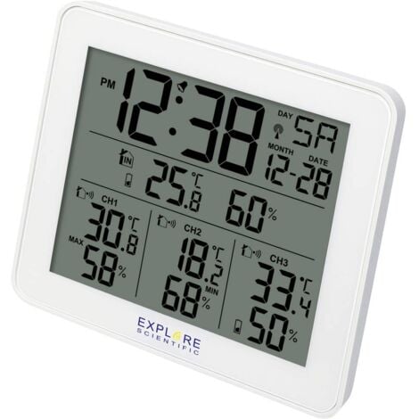 Explore Scientific WSH4003 Stazione meteo digitale senza fili Numero di sensori max. 3 pz.