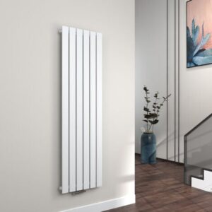 EMKE Radiatori ad acqua calda Termosifoni ad acqua calda in acciaio Radiatore piatto Monostrato 160×46 cm Bianco