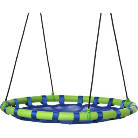 Outsunny Altalena da Giardino per Bambini 3-8 Anni Ø100cm e Corde Regolabili