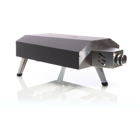 Toboli Forno per pizza a gas con pietra Ø330mm con funzione girevole Fornetto portatile da esterno