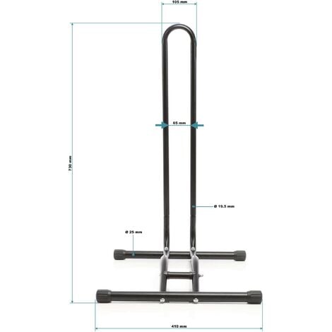 Toboli Portabici mobile 1 bicicletta Cavalletto per riparazioni/montaggio Per pneumatici larghi 60mm