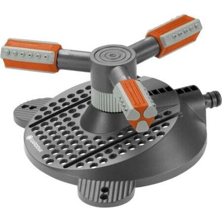 GARDENA Irrigatore circolare Mambo Comfort: per l'irrigazione a 360° di superfici tra 9-310 m², gittata regolabile 3-20 m (2062-20)