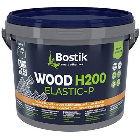 Legno H200 Elastic-P colla per parquet BOSTIK secchio da 21 kg - 30616473