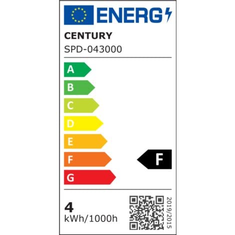 Plafoniera led century speedy 4w 3000-4000-6500k 32,5 cm - spd-043000