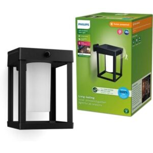 Philips applique lampada solare camill a muro con sensore 3000k 1,4w/3,7v ip44 26391800