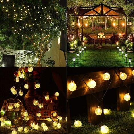 Ghirlanda solare bianca 7M 50 LED -RAPANDA