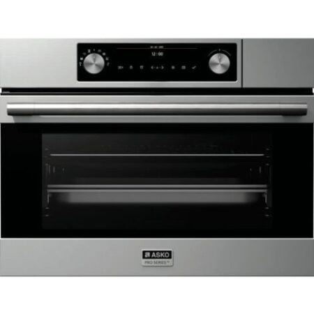 Asko OCS8483S. Dimensione del forno: Media, Tipo di forno: Forno elettrico, Capacità interna forno totale: 50 L. Posizionamento dell'apparecchio: Da incasso, Colore del prodot... - 730426 - OCS 8483 S