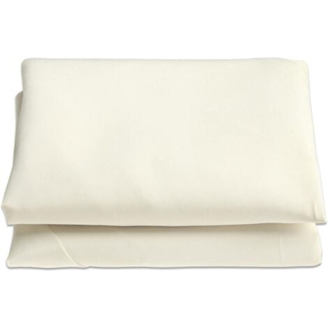 Copertura di ricambio da 3 m per ombrellone 8 Whale Impermeabile, Anti-UV, Tessuto di ricambio, Lavabile, Traspirante, Crema