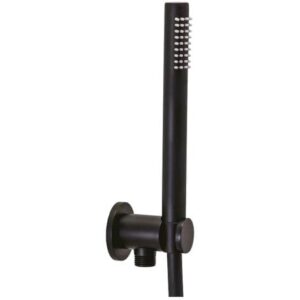 RUBINETTERIA PAFFONI Set doccia incasso tondo con doccia monogetto e supporto incasso nero opaco codice prod: ZDUP094NO