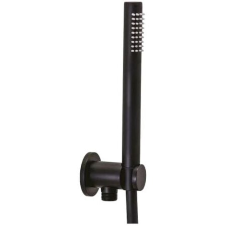 RUBINETTERIA PAFFONI Set doccia incasso tondo con doccia monogetto e supporto incasso nero opaco codice prod: ZDUP094NO