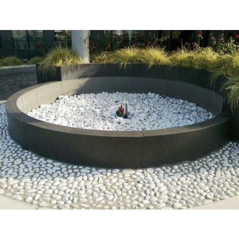 Zandobbio ciottoli marmo bianco carrara d 25/40 mm per aiuole e giardini kg20