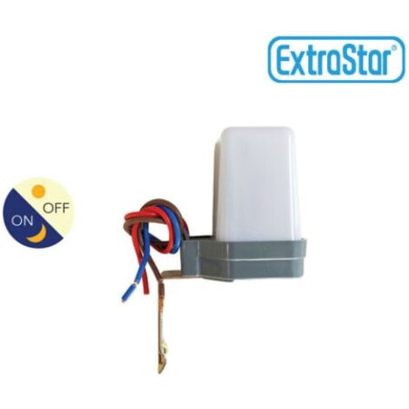 INTERRUTTORE SENSORE CREPUSCOLARE MINI DA 6A 220V PER LAMPADE FARO FARETTO LED