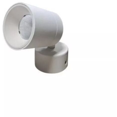 FARETTO LED SOFFITTO ORIENTABILE 7W LUCE NATURALE MODERNO BIANCO APPLIQUE LED