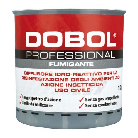 Mida DOBOL Insetticida Idroreattivo Fumigante professionale fino 350 mc 10 GR 10 gr