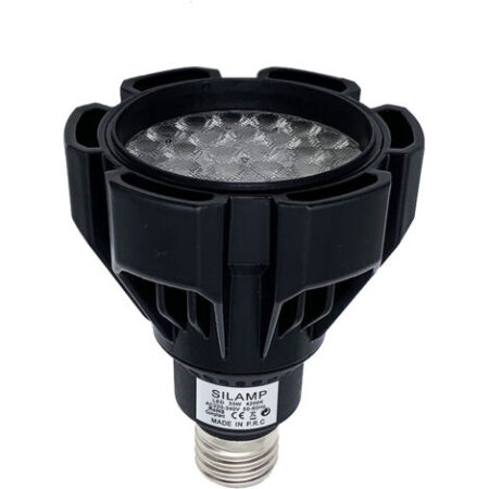 Lampadina LED PAR30 E27 35W Lampada Faretto Nero L5-PAR30-35WLuce Calda 3000k