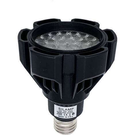 Lampadina LED PAR30 E27 35W Lampada Faretto Nero L5-PAR30-35WLuce Calda 3000k