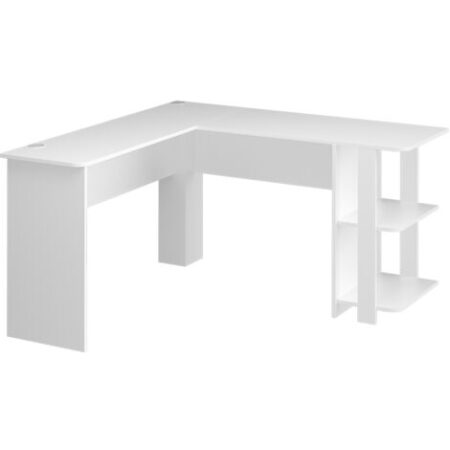 Scrivania angolare Nikita, Bianco, 140 x 140 cm, Vicco