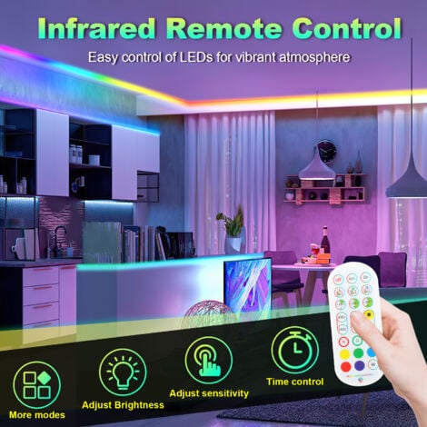 10M Striscia LED NEON Dimmerabile RGBIC Striscia LED al neon, controllo app e telecomando Timer Sincronizzazione musicale, con Alexa e Google Assistant Deco per interni esterni