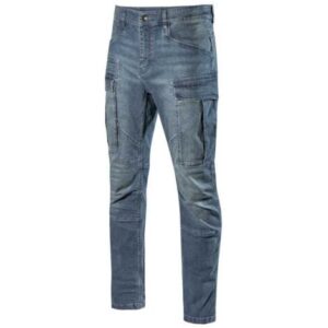 Jeans da Lavoro Diadora Pant Stone Cargo Light, misura: L Blu