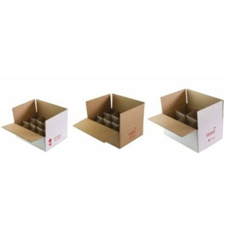 Scatola in cartone con alveare interno per 12 vasi da 250g