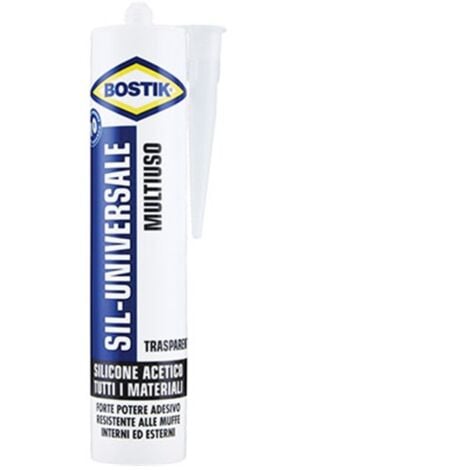 Silicone Universale Trasparente 280 ml Bostik