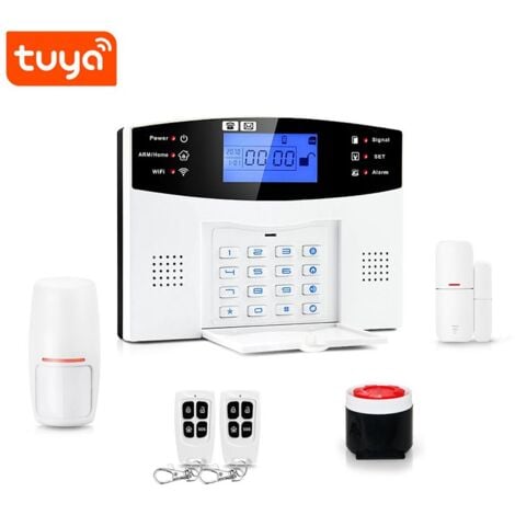 Tuya Sistema di Allarme Domestico Smart WiFi e GSM 4G