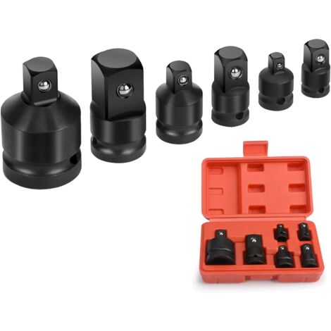 Set di 6 adattatori riduttori per chiavi a bussola da 1/4", 3/8", 1/2", 3/4"
