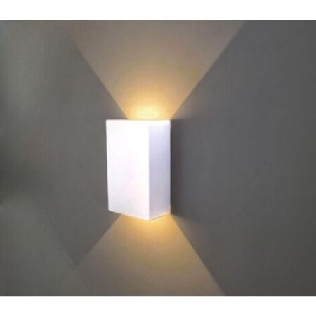 Applique Led Lampada Parete 6W Rettangolare Luce Calda Interno Esterno