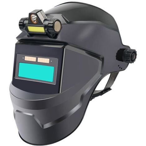 Gistuch Maschera per saldatura, maschera per saldatura ad energia solare, oscurante automatico per la protezione degli occhi e del viso