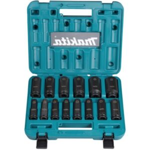 Makita set di chiavi a bussola 14 pezzi 1/2″