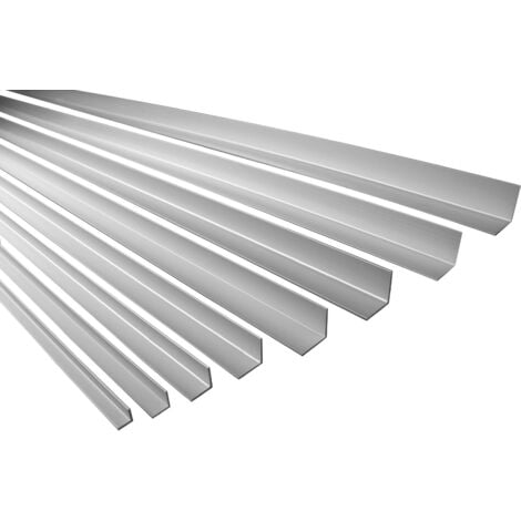 2 metri Profilo angolare Alu anodizzato Effettore Angolo Effettore B10-B17: Argento, B13 - 12 x 12 x 2 mm