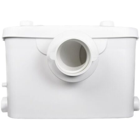 Trituratore Sanitario Maceratore Pompa 400W con motore silenzioso, design sottile e filtro a carbone per WC, doccia, lavandino, vasca da bagno, condizionatore d'aria o lavatrice